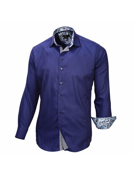 Мужская рубашка под пуговицы текстурная ткань - 3013 от Tonelli 