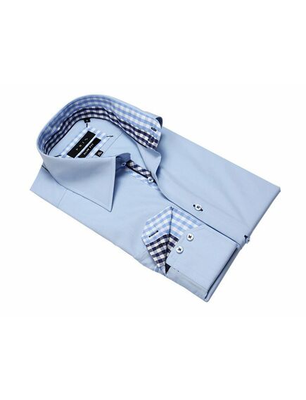 Мужская рубашка голубая - 50218 от  