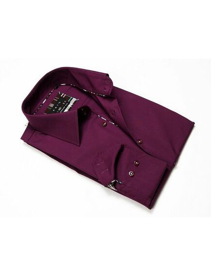 Мужская рубашка фиолетовая - 50220 от  