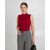 Топ из шерсти мериноса тонкой вязки и шелка Mulberry красный - 02B2430-red от byME  Топ из шерсти мериноса тонкой вязки и шелка Mulberry красный - 02B2430-red от byME