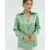 Блуза из натурального шёлка зелёного цвета 8820 от byME 