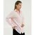 Рубашка хлопковая розовая оверсайз 8899 от byME 