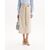 Юбка в серо-бежевом цвете на запах из хлопка SK3-1000 от byME 