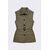 Жилет женский изо льна темно-зеленый -LW-155006 от LW 