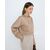 Женская рубашка бежевая из лиоцела 8975 от byME 