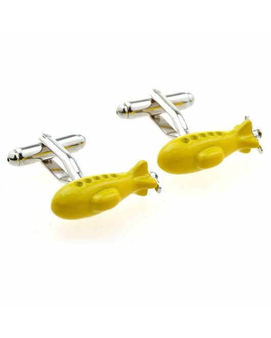 Запонки желтая подводная лодка "yellow submarine"- 152988 от  
