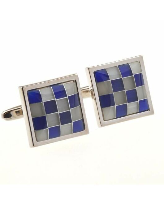 Запонки квадратные в шахматную клетку - 153562 от  