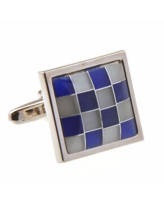 Запонки квадратные в шахматную клетку - 153562 от  
