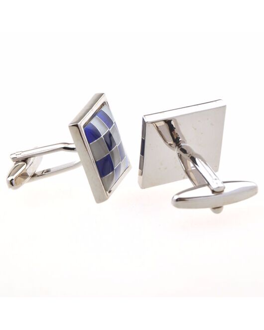 Запонки квадратные в шахматную клетку - 153562 от  