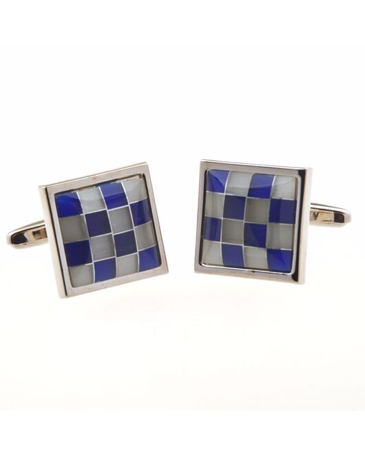 Запонки квадратные в шахматную клетку - 153562 от  