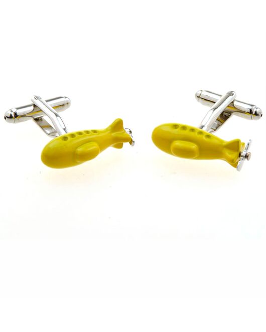 Запонки желтая подводная лодка "yellow submarine"- 152988 от  