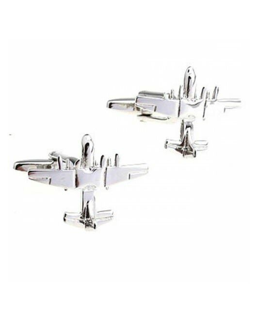 Запонки самолет - 56135 от  