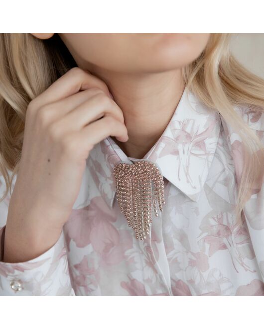 Женская рубашка с объемным рукавом  - 7951 от ByME 