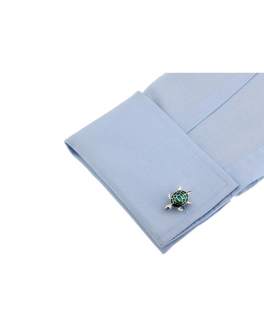 Запонки черепашки бутылочного цвета- 165761 от   Запонки черепашки бутылочного цвета- 165761 от