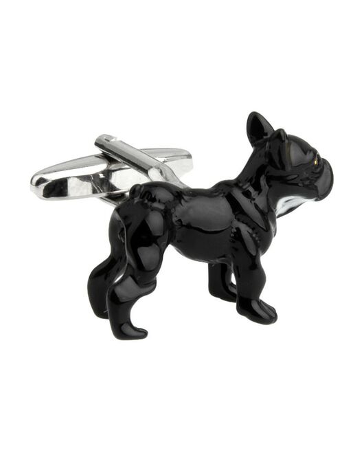 Запонки французский бульдог - 190013 от  