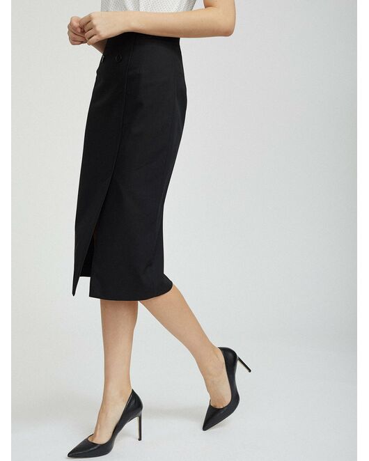 Прямая юбка с пуговицами от ByME 