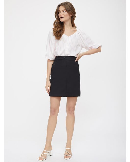 Юбка мини из хлопка от byME  Юбка мини из хлопка от byME