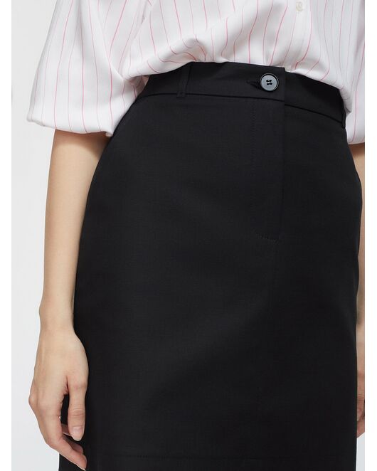 Юбка мини из хлопка от byME  Юбка мини из хлопка от byME