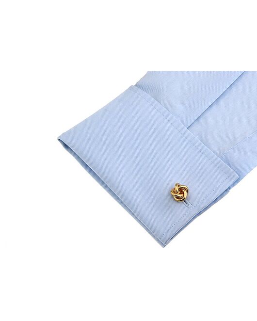 Запонки узелки цвет золото - 56534 от  