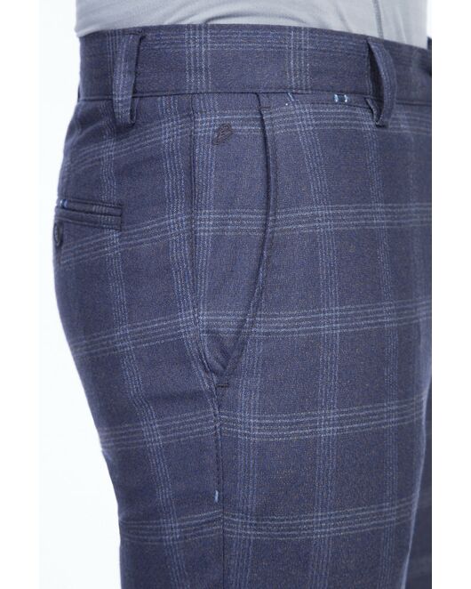 Брюки мужские хлопковые № 017-21-13 Темно-синий 13 от Bawer 