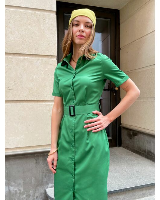 Платье зеленое - 7998 от ByME 