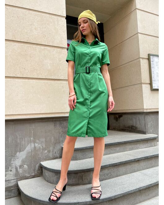 Платье зеленое - 7998 от ByME 