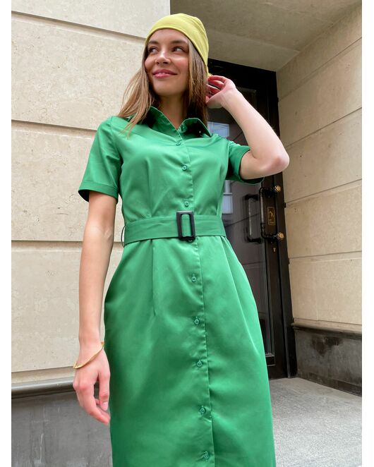 Платье зеленое - 7998 от ByME 