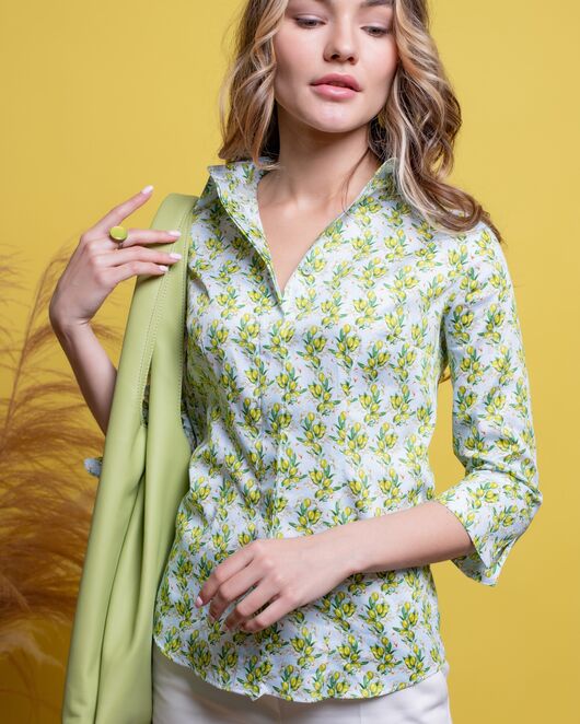 Женская рубашка рукав 3/4 - 8022 от byME 