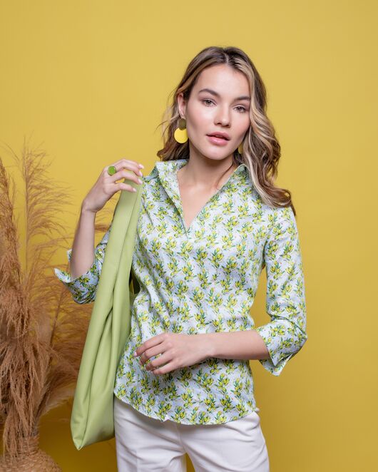 Женская рубашка рукав 3/4 - 8022 от byME 