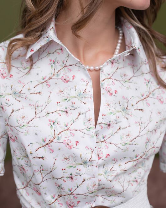 Платье принт "Сакура" - 8024 от byME 