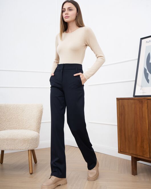 Брюки женские синие - 8106 от byME 