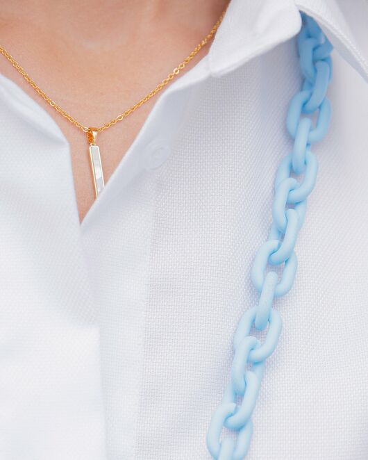 Женская рубашка под пуговицу белая - 8118 от byME 