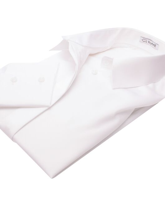 Женская рубашка под пуговицу белая - 8118 от byME 