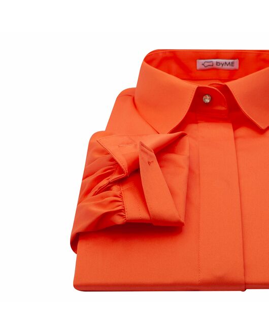 Женская рубашка с объемным рукавом - 8152 от byME 