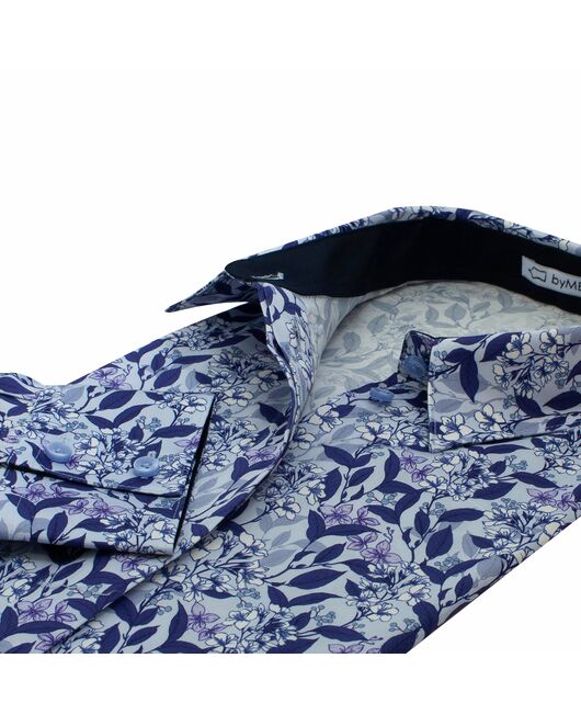 Женская рубашка под пуговицы с супатной застежкой полуприталенная - 8195 от byME 