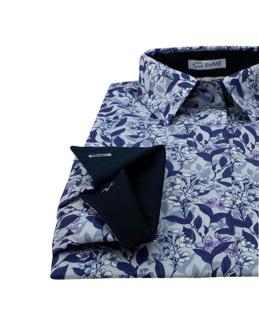 Женская рубашка под пуговицы с супатной застежкой полуприталенная - 8195 от byME 