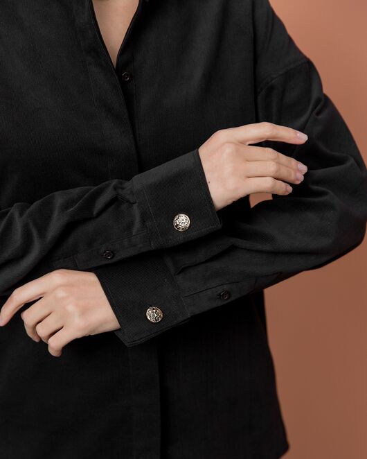 Женская рубашка в оверсайз силуэте - 8217 от byME 