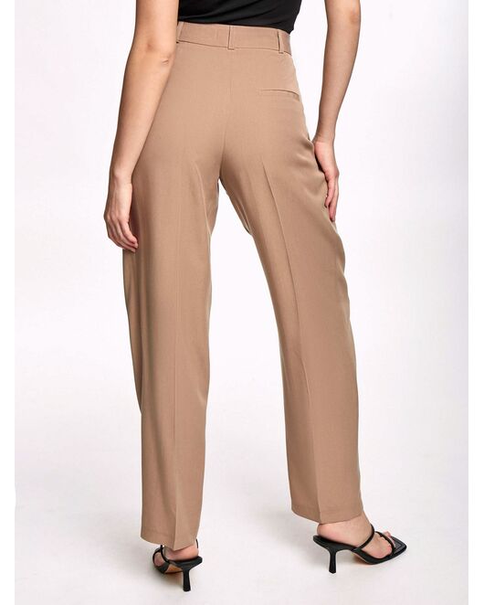 Брюки женские из лиоцелла песочный от byME 