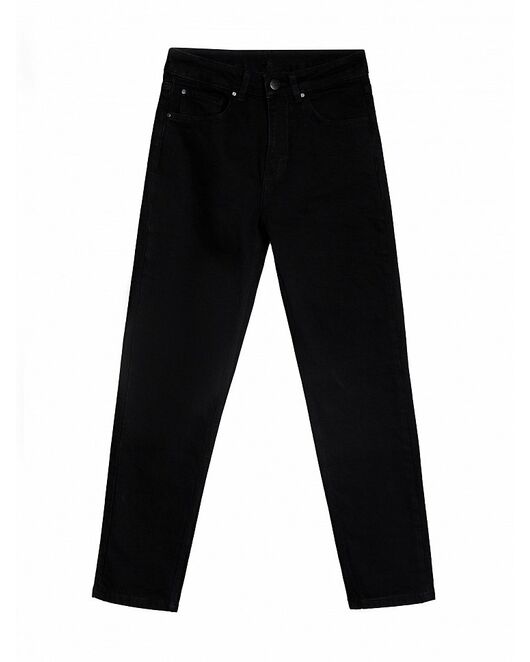 Женские укороченные джинсы чёрные CA-1-36705_50031-167 от byME 