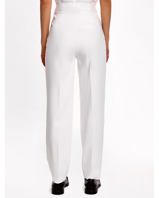 Брюки зауженные женские экрю от byME 