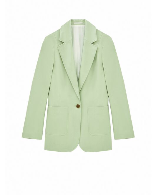 Жакет женский однобортный салатовый от byME 