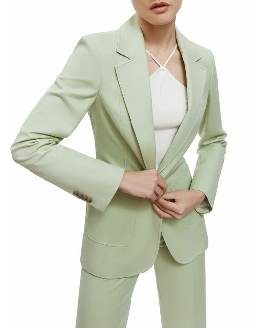 Жакет женский однобортный салатовый от byME 