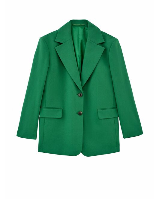 Жакет женский однобортный зелёный от byME 