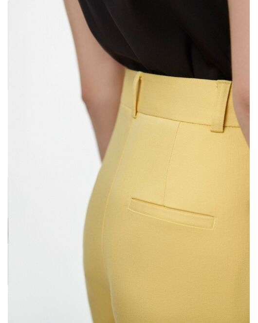 Брюки клеш женские желтые CA-316650024-008 от ByME 