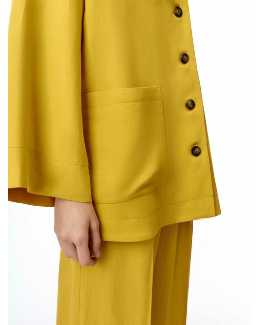 Жакет льняной женский жёлтый от byME 