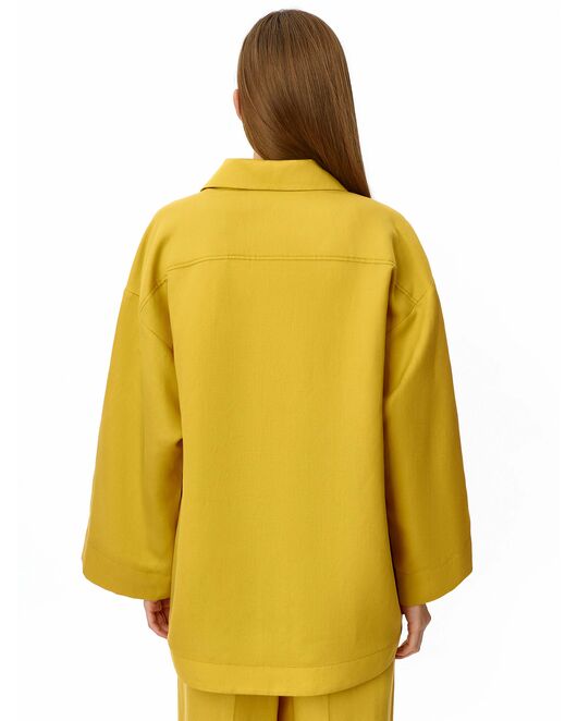 Жакет льняной женский жёлтый от byME 