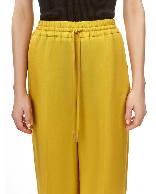 Брюки женские на резинке жёлтые от byME  Брюки женские на резинке жёлтые от byME