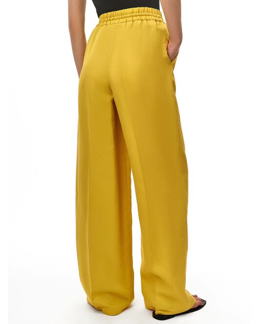 Брюки женские на резинке жёлтые от byME  Брюки женские на резинке жёлтые от byME