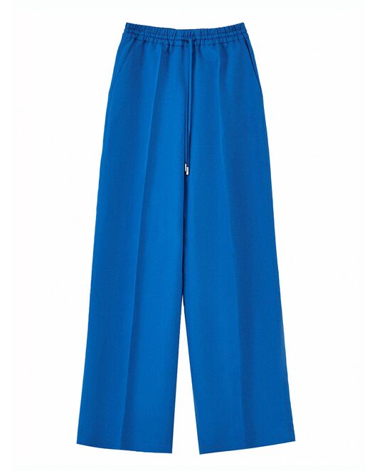 Брюки женские на резинке ярко-синие от byME 