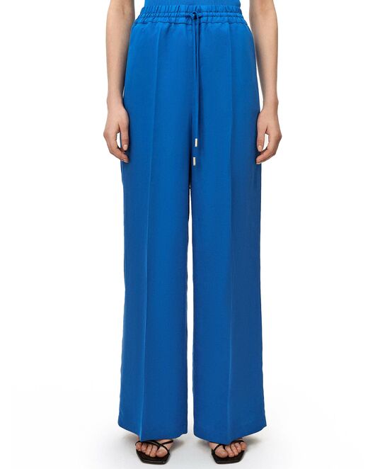 Брюки женские на резинке ярко-синие от byME 